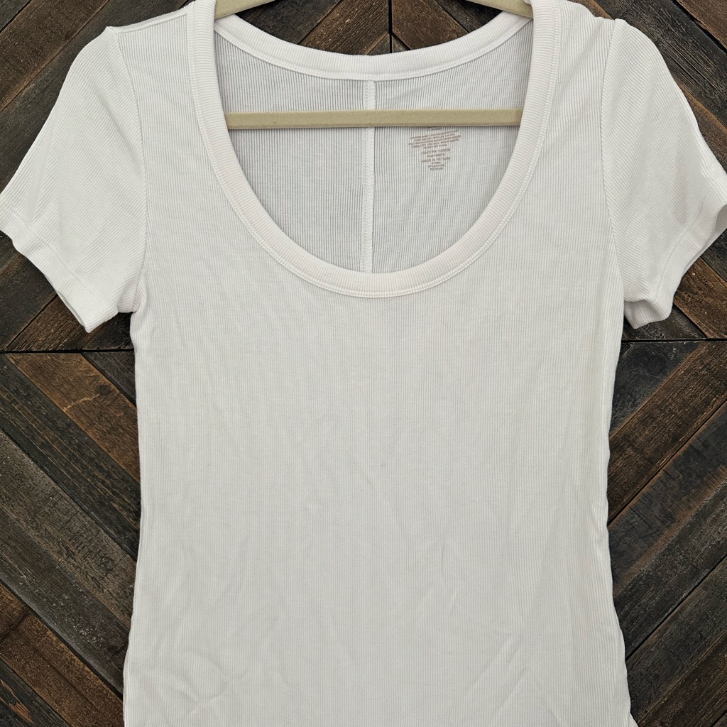 Nuuds Slinky Rib Short Sleeve Bodysuit
